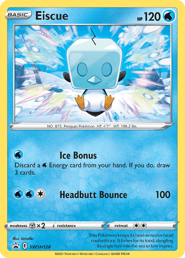 Eiscue, carta SWSH128 de SWSH Black Star Promos