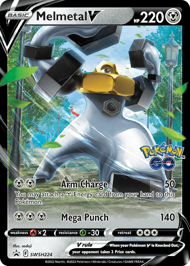 Melmetal V, carta SWSH224 de SWSH Black Star Promos