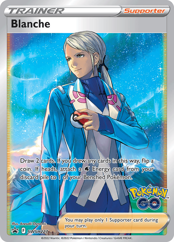 Blanche, carta SWSH227 de SWSH Black Star Promos
