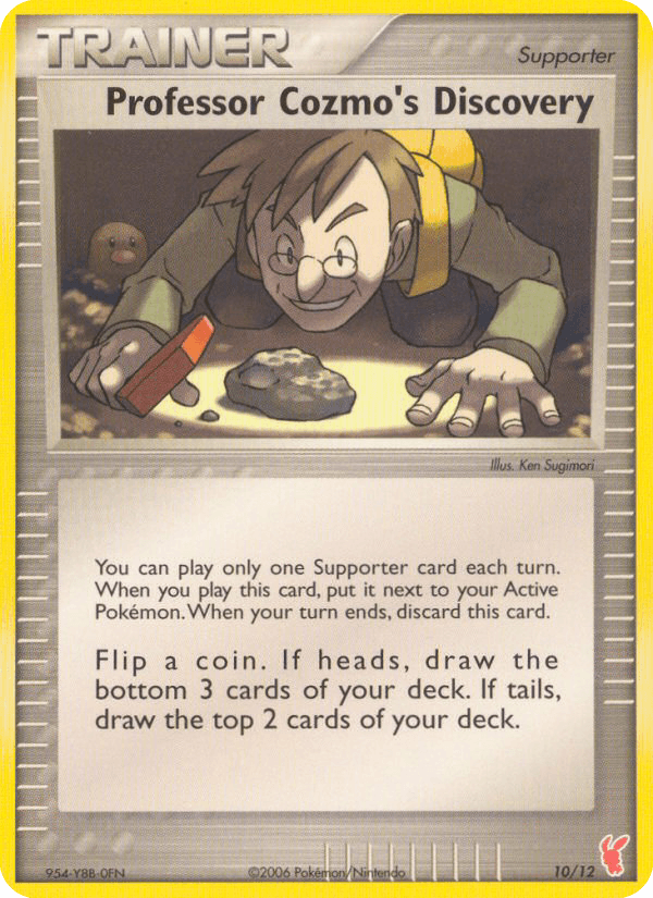 Professor Cozmo's Discovery, carta 10 de EX trainer Kit 2 (Plusle)