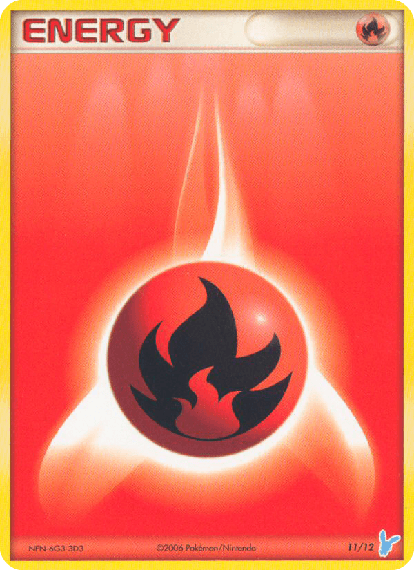 Fire Energy, carta 11 de EX trainer Kit 2 (Minun)