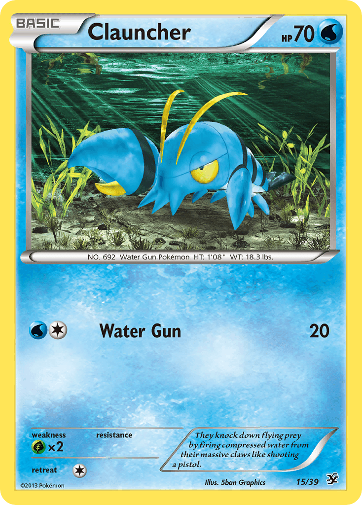 Clauncher, carta 15 de Kalos Starter Set