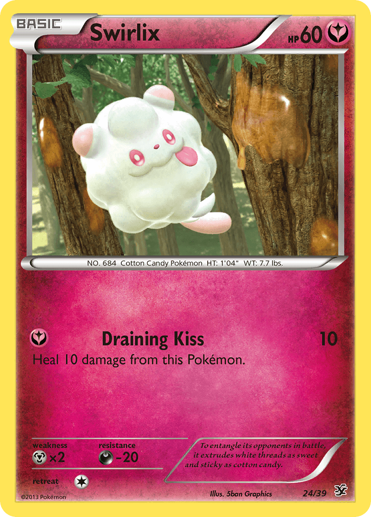 Swirlix, carta 24 de Kalos Starter Set