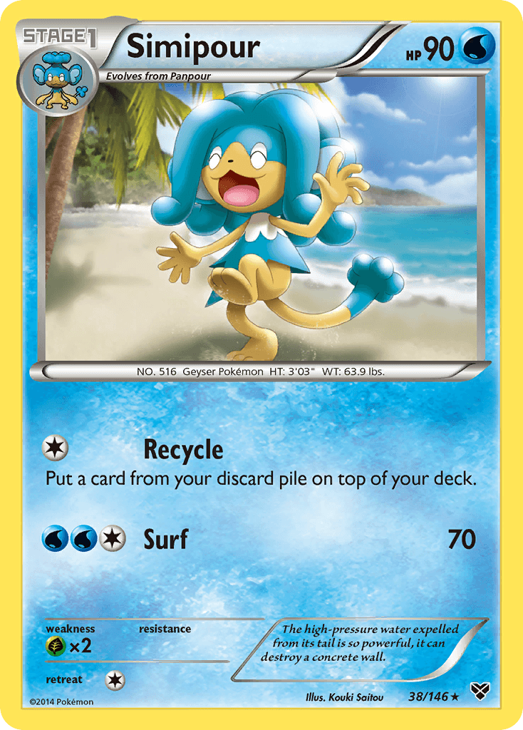 Simipour, carta 38 de XY