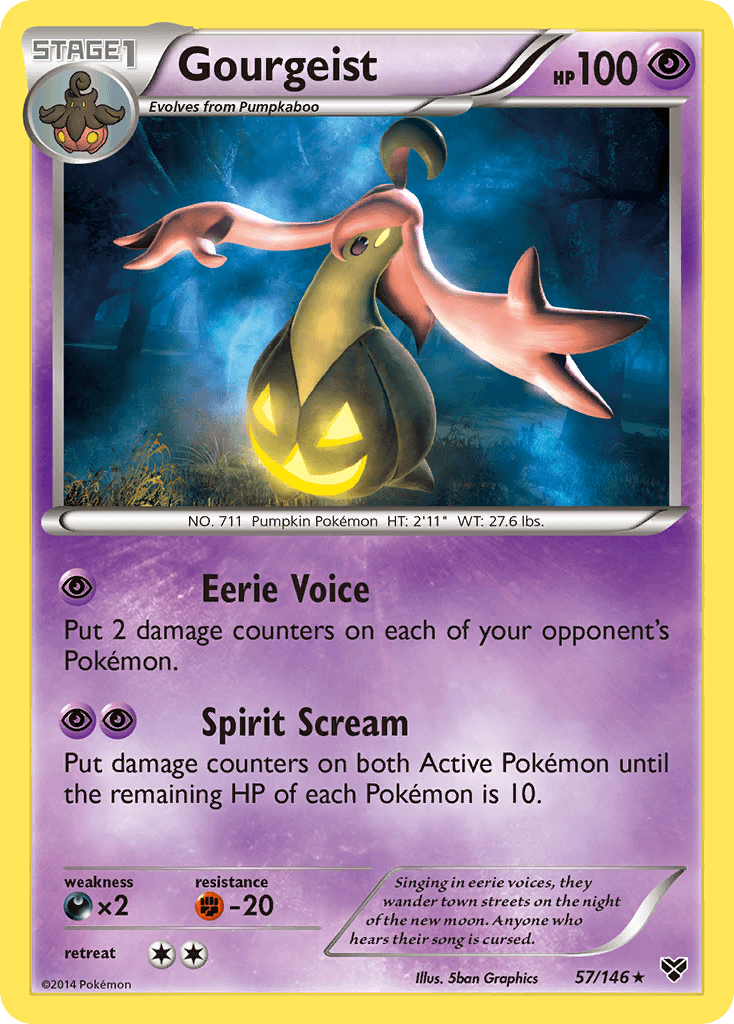 Gourgeist, carta 57 de XY
