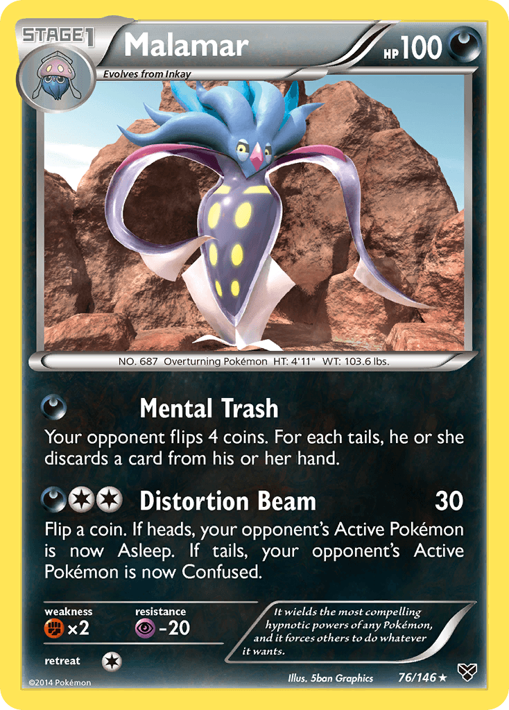Malamar, carta 76 de XY