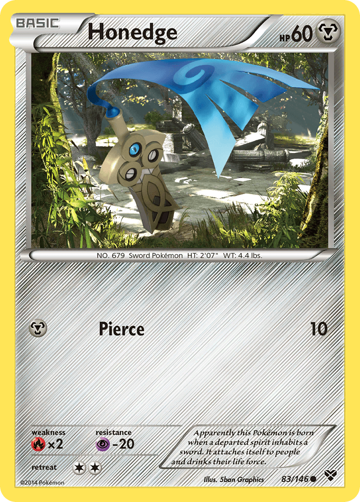 Honedge, carta 83 de XY