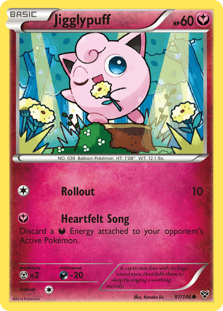 Jigglypuff, carta 87 de XY
