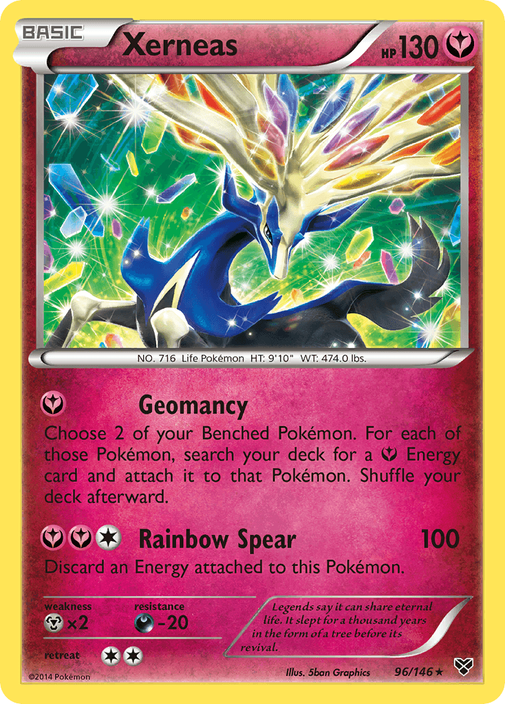 Xerneas, carta 96 de XY