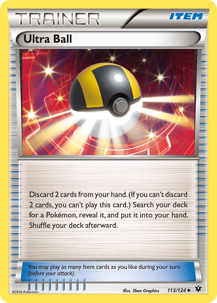 Ultra Ball, carta 113 de Fates Collide