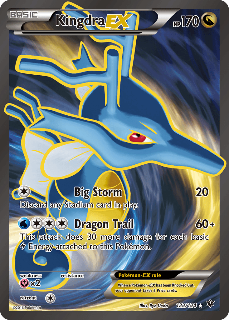 Kingdra EX, carta 122 de Fates Collide