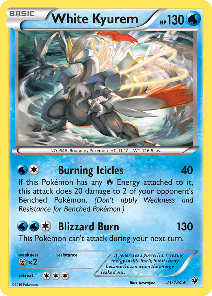 White Kyurem, carta 21 de Fates Collide