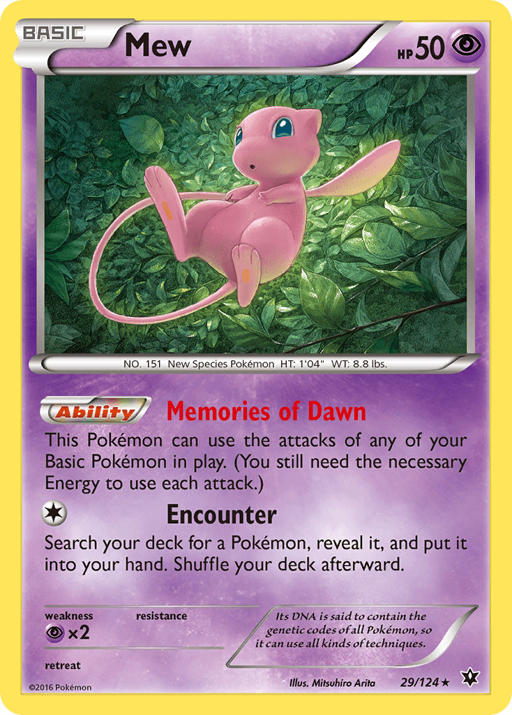 Mew, carta 29 de Fates Collide