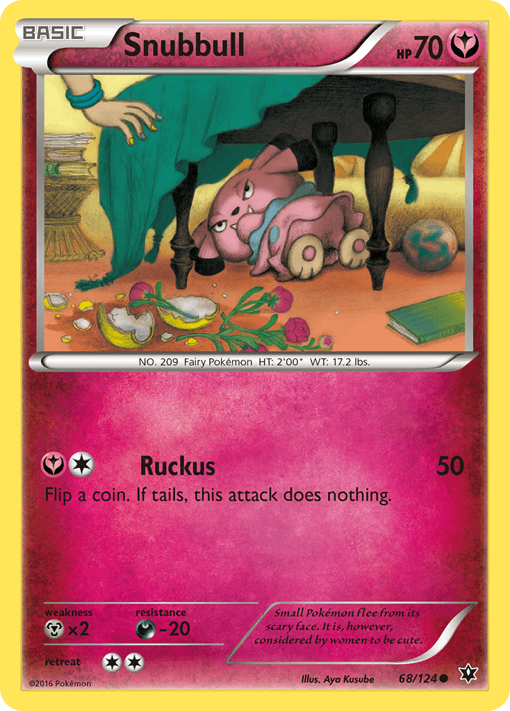 Snubbull, carta 68 de Fates Collide