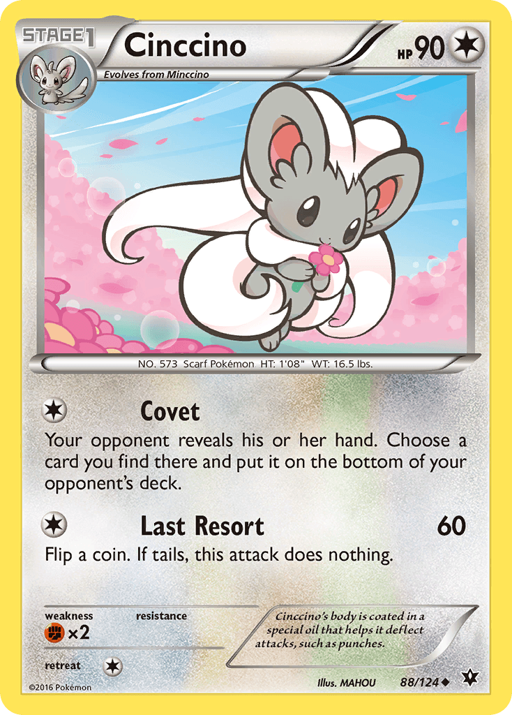 Cinccino, carta 88 de Fates Collide