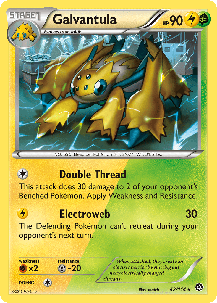 Galvantula, carta 42 de Steam Siege