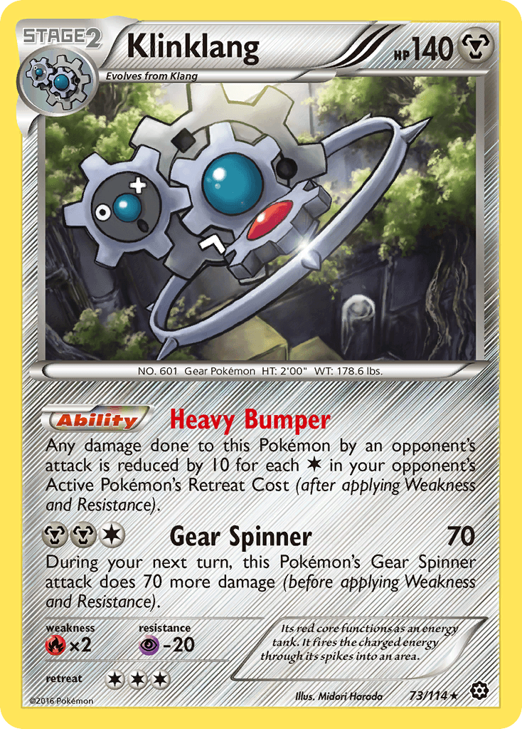 Klinklang, carta 73 de Steam Siege