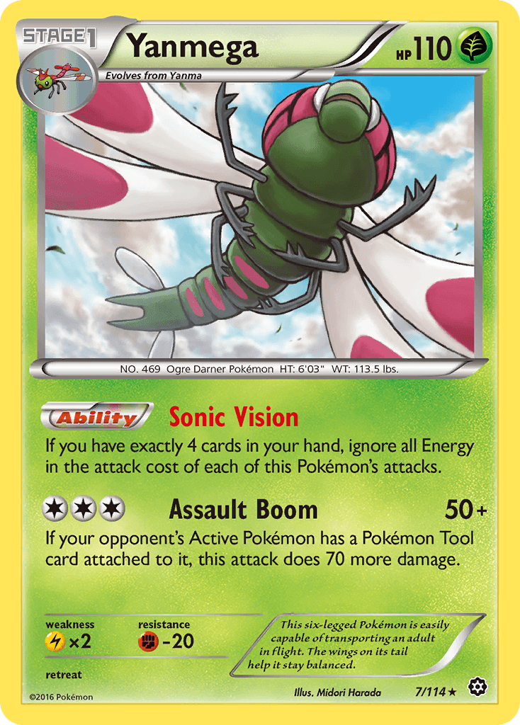 Yanmega, carta 7 de Steam Siege