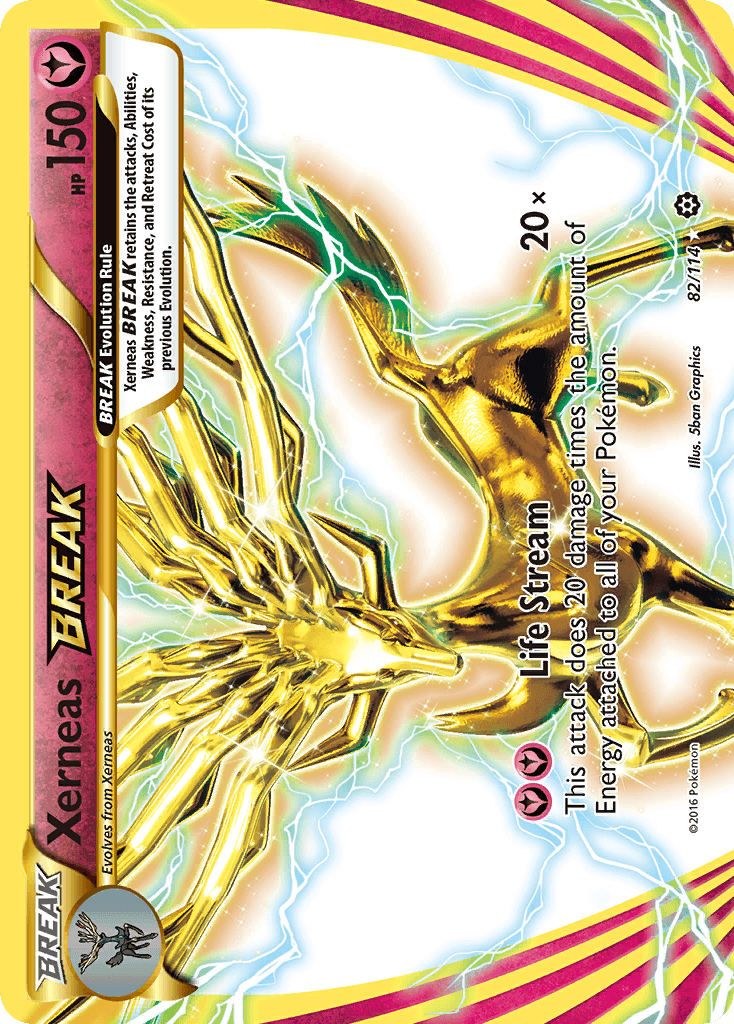 Xerneas BREAK, carta 82 de Steam Siege