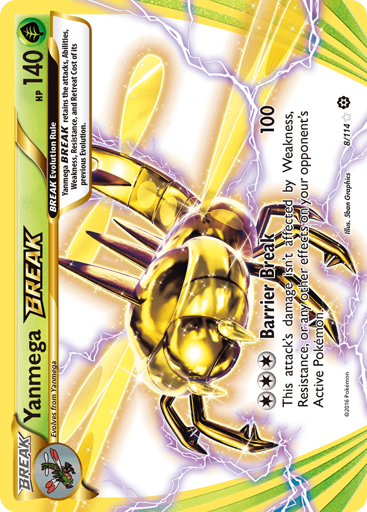 Yanmega BREAK, carta 8 de Steam Siege