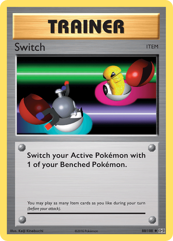 Switch, carta 88 de Evolutions