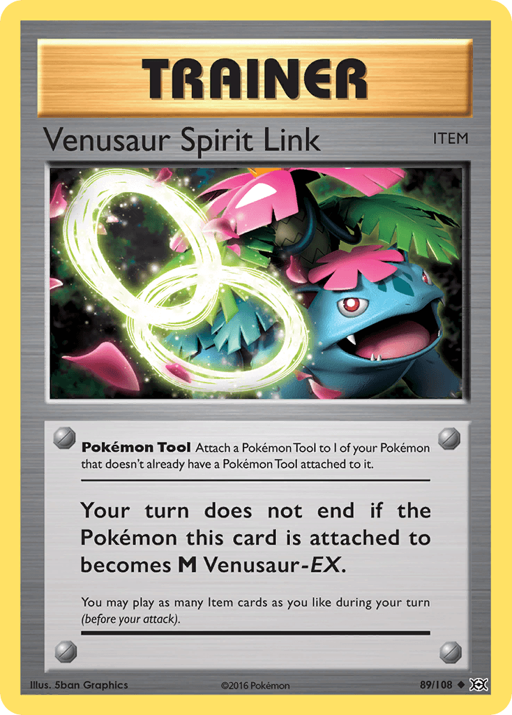 Venusaur Spirit Link, carta 89 de Evolutions