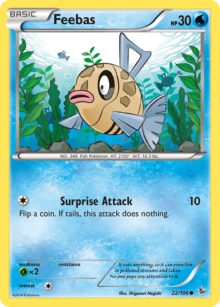 Feebas, carta 22 de Flashfire