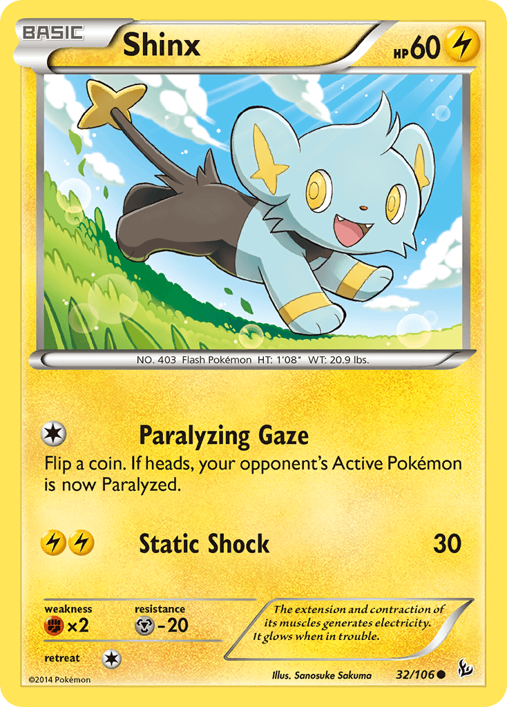 Shinx, carta 32 de Flashfire