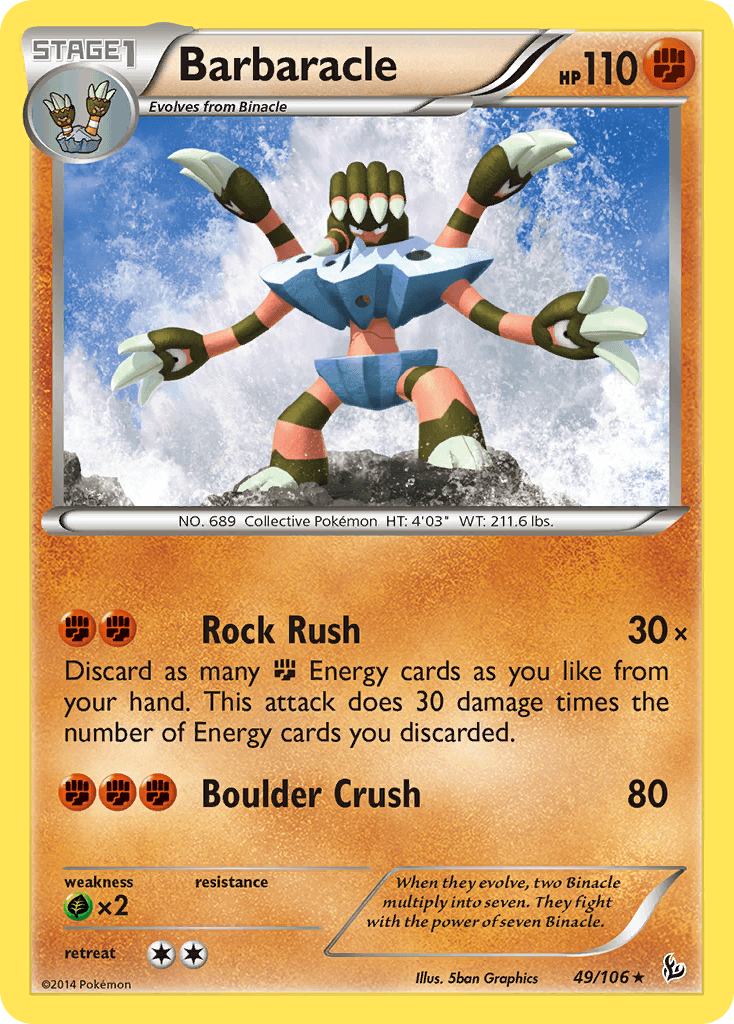 Barbaracle, carta 49 de Flashfire