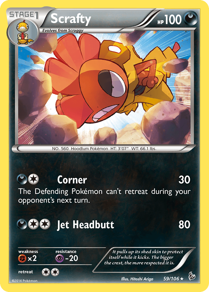 Scrafty, carta 59 de Flashfire