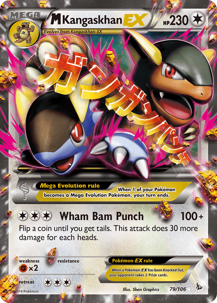 M Kangaskhan EX, carta 79 de Flashfire
