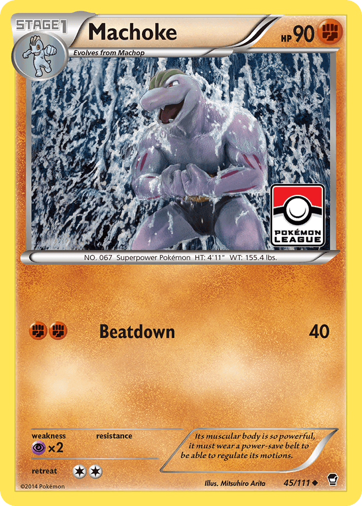 Machoke, carta 45 de Furious Fists