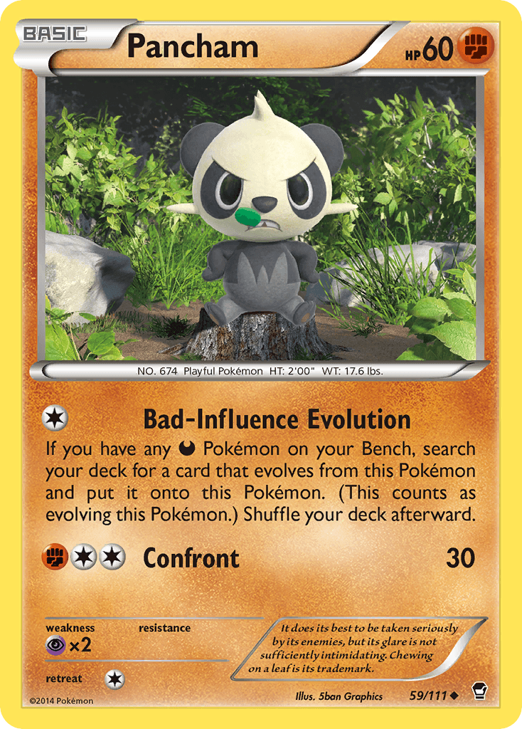 Pancham, carta 59 de Furious Fists