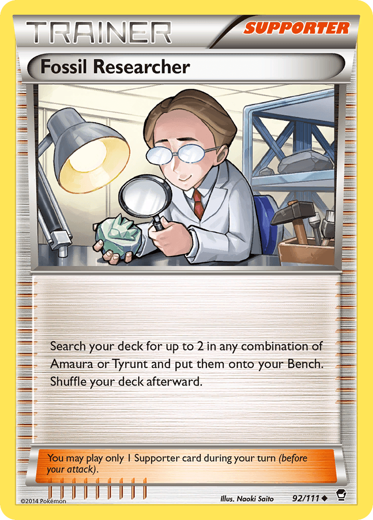 Fossil Researcher, carta 92 de Furious Fists
