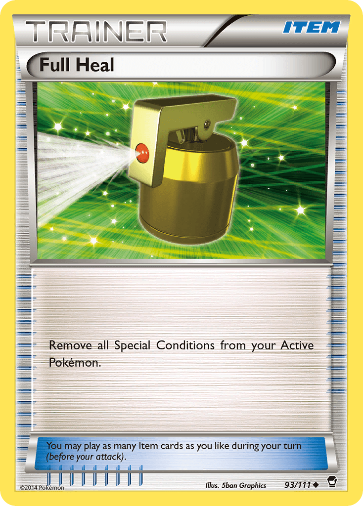 Full Heal, carta 93 de Furious Fists