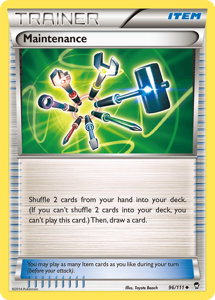 Maintenance, carta 96 de Furious Fists