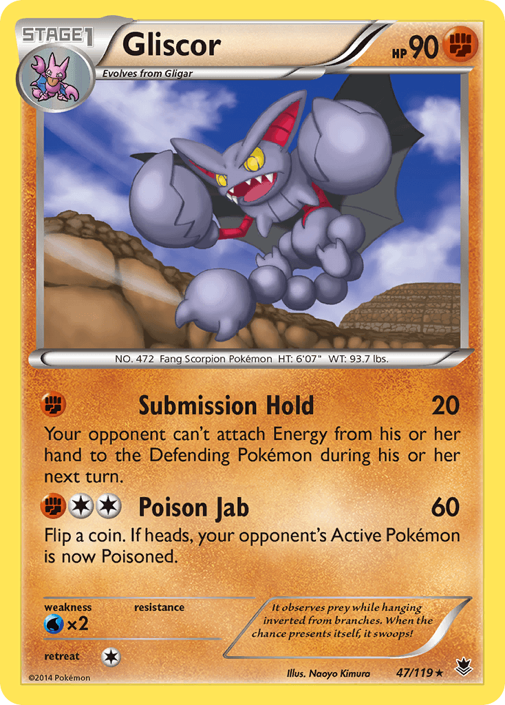 Gliscor, carta 47 de Phantom Forces