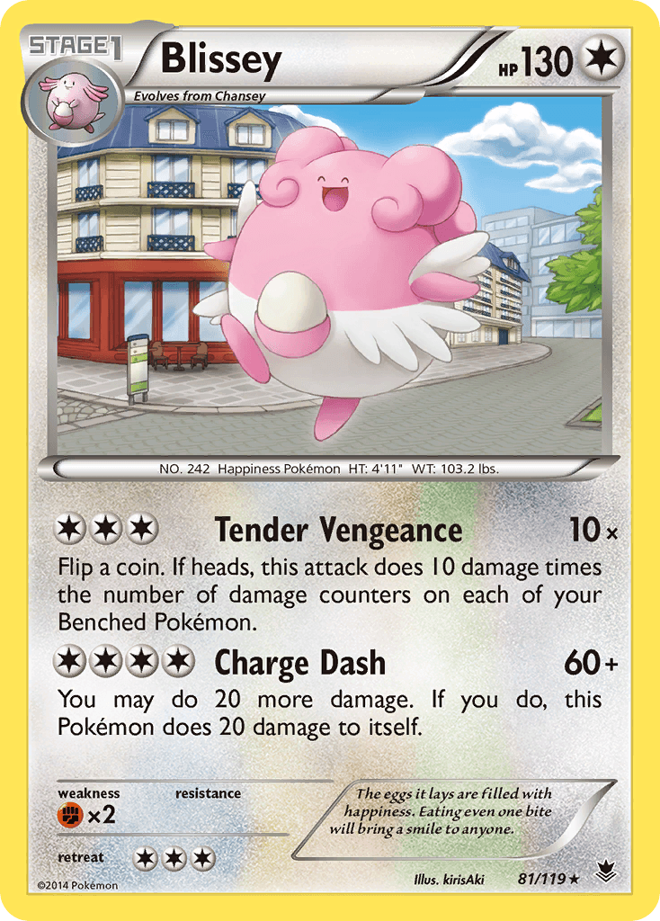 Blissey, carta 81 de Phantom Forces