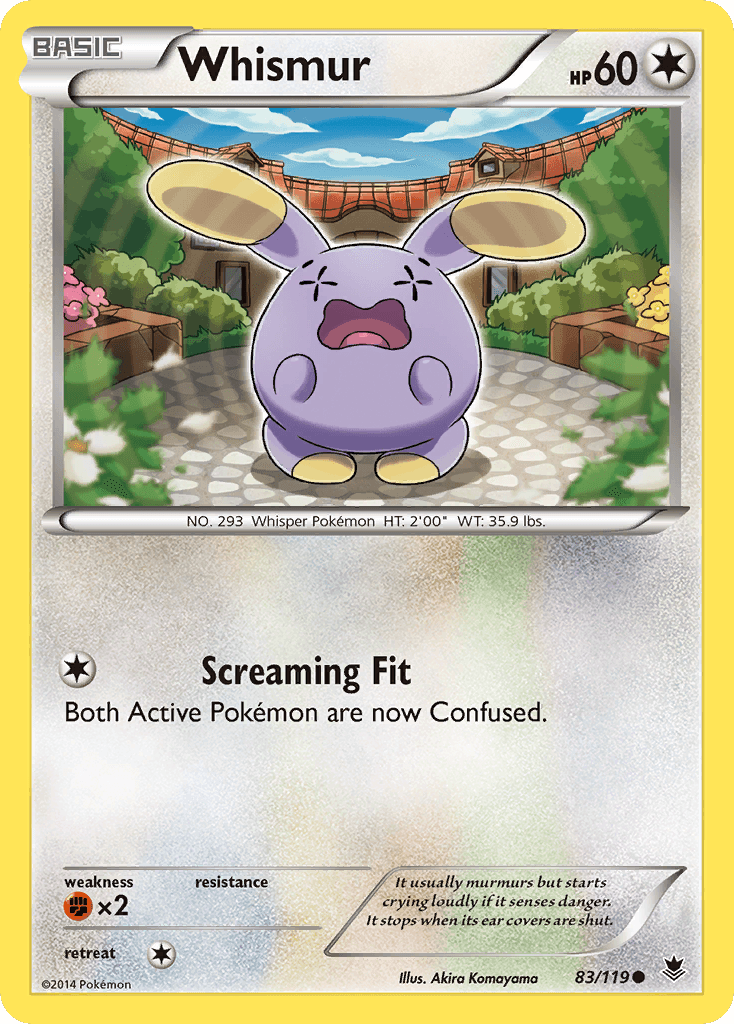 Whismur, carta 83 de Phantom Forces