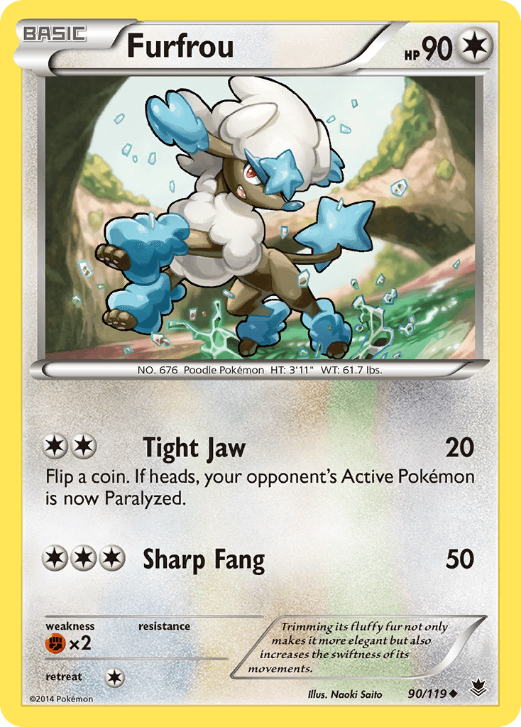 Furfrou, carta 90 de Phantom Forces