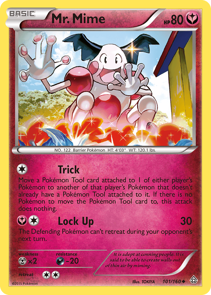 Mr. Mime, carta 101 de Primal Clash