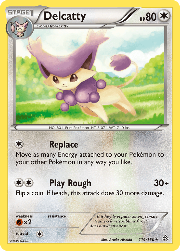 Delcatty, carta 114 de Primal Clash