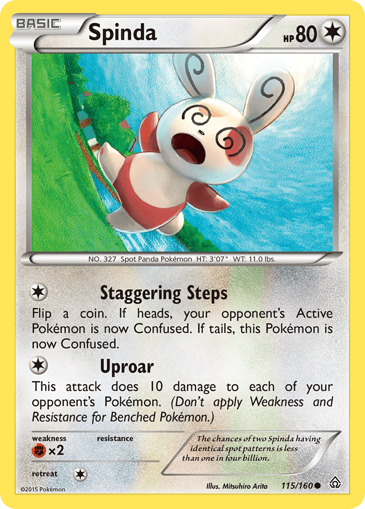 Spinda, carta 115 de Primal Clash
