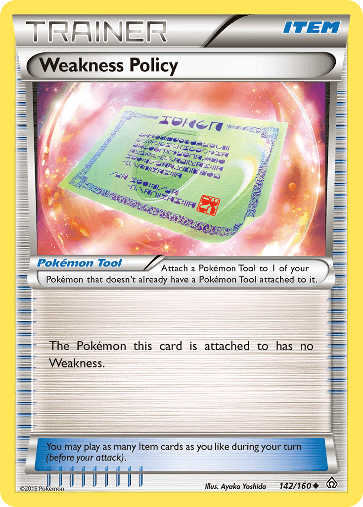 Weakness Policy, carta 142 de Primal Clash
