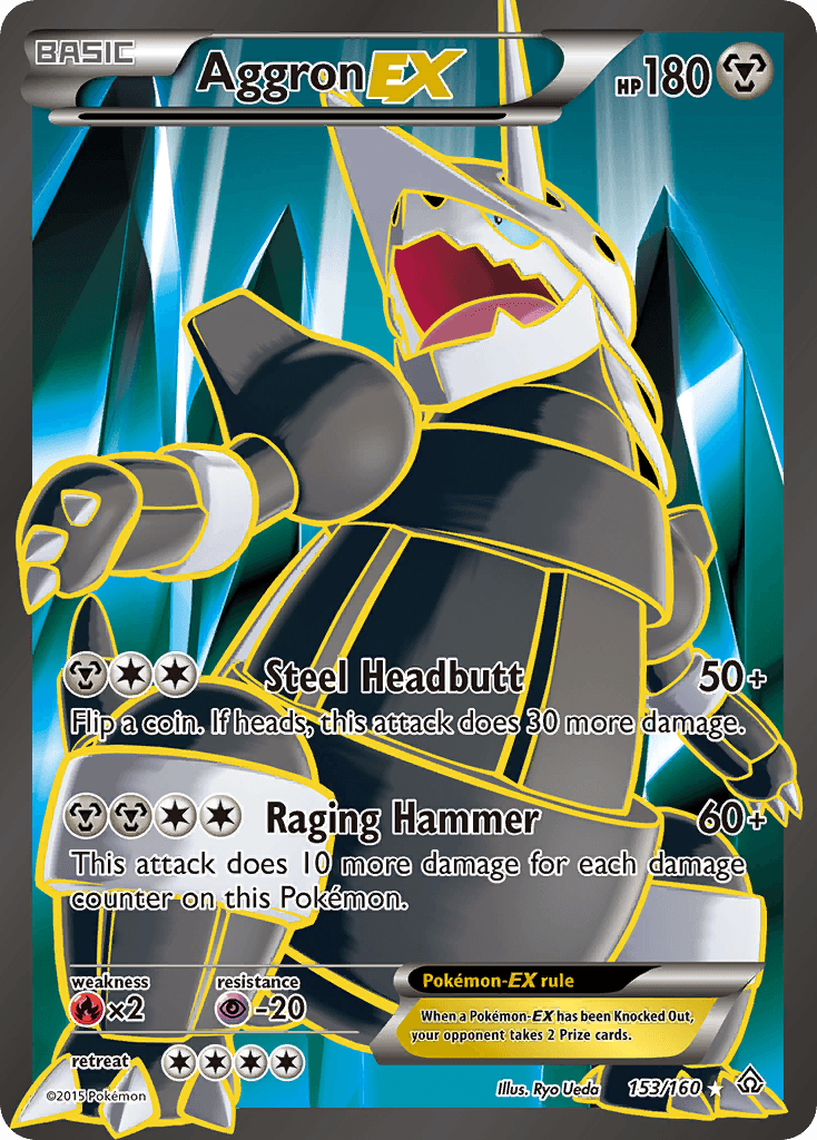Aggron EX, carta 153 de Primal Clash