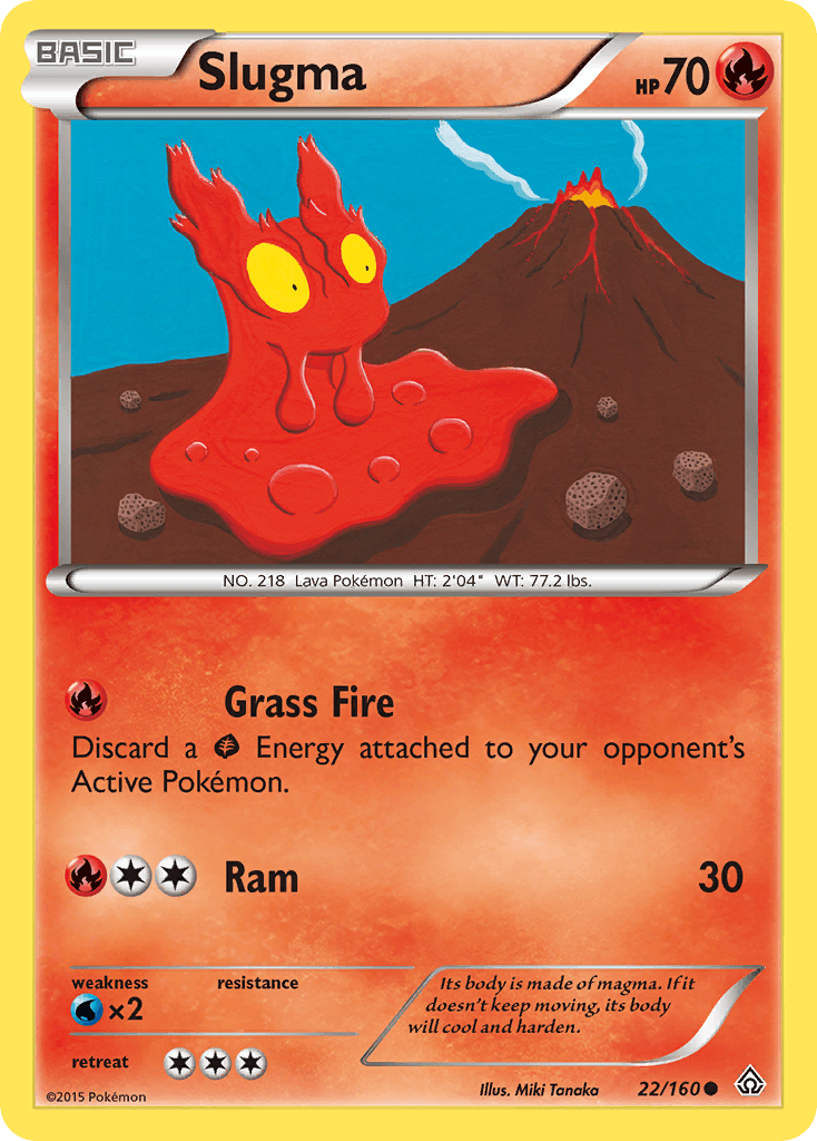 Slugma, carta 22 de Primal Clash