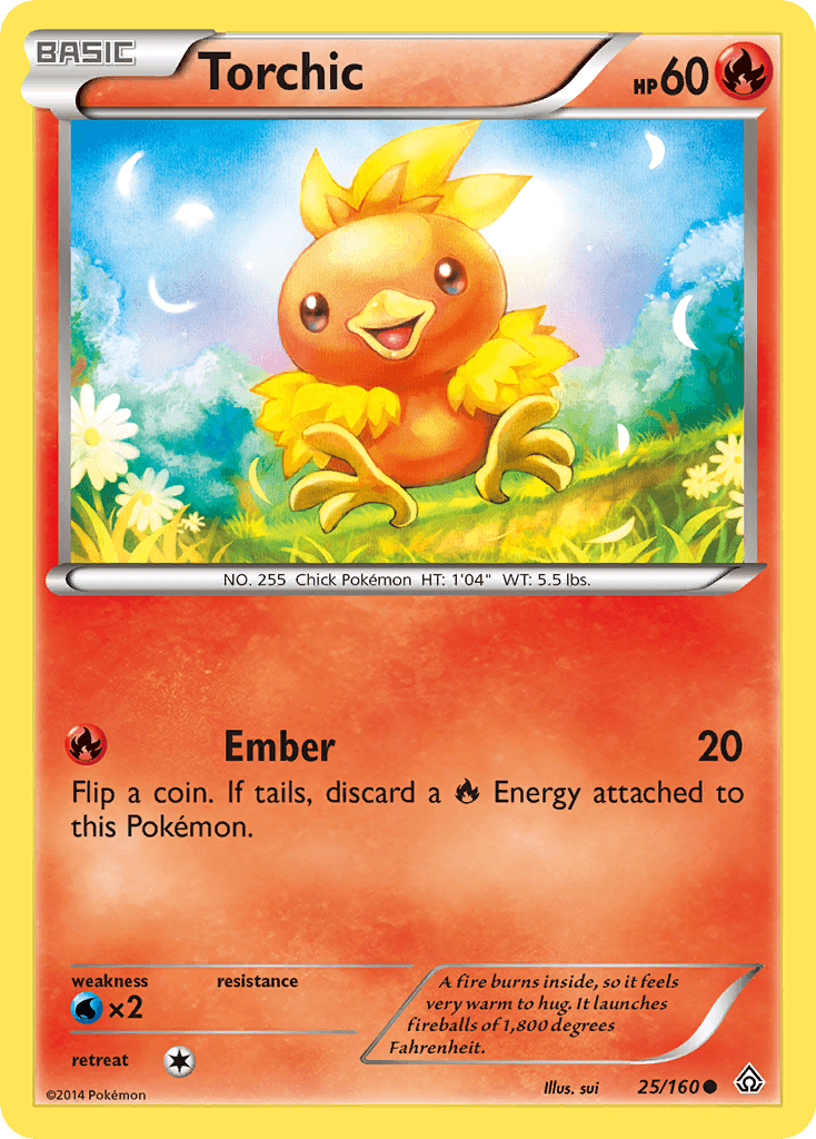 Torchic, carta 25 de Primal Clash