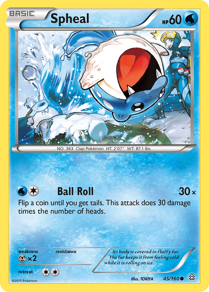 Spheal, carta 45 de Primal Clash