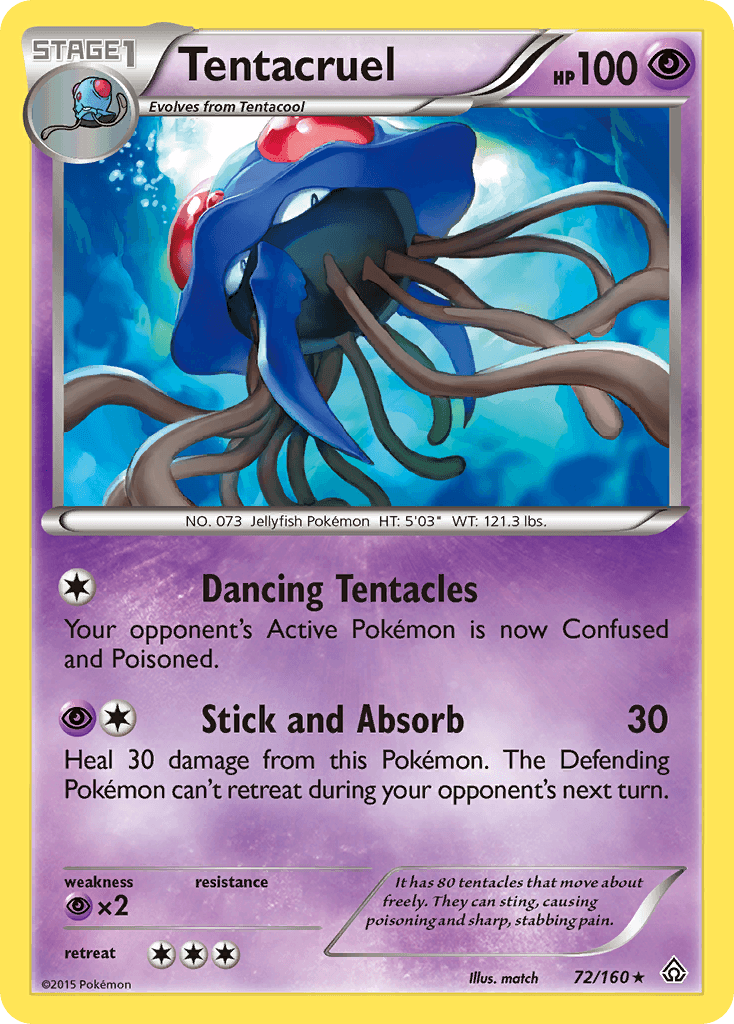 Tentacruel, carta 72 de Primal Clash