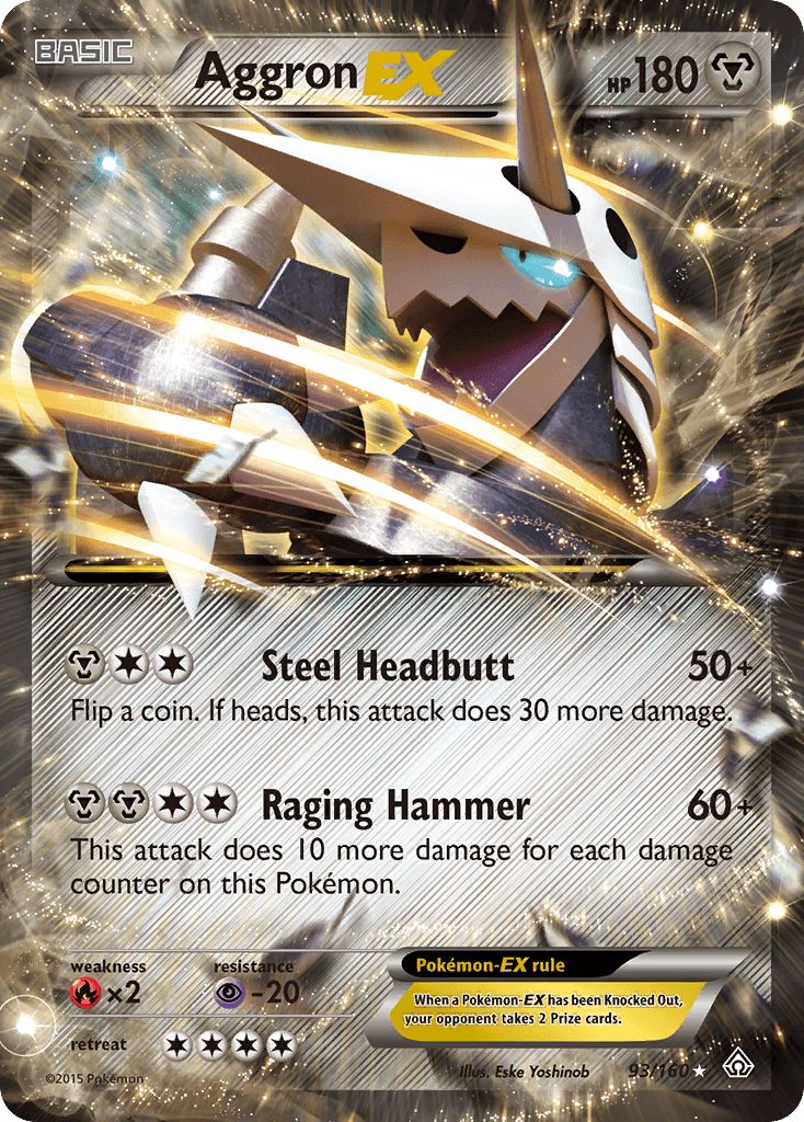 Aggron EX, carta 93 de Primal Clash